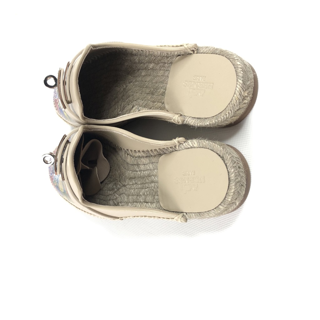 Feria Espadrille (эспадрильи), фурнитура из палладия с принтом «Королевский тигр»