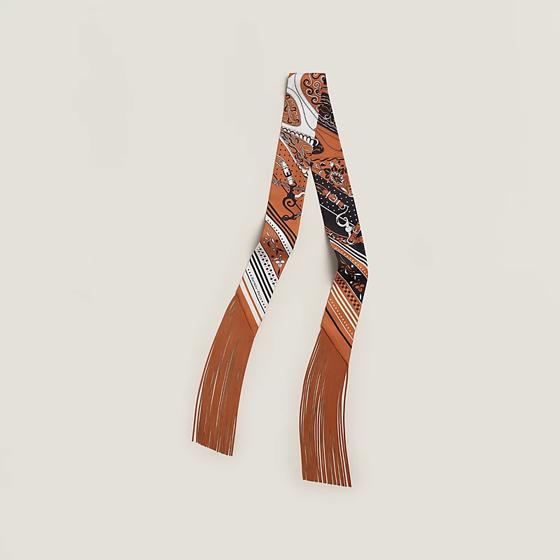 Шелковая лента Festival des Amazones Bandana Folk HERMES