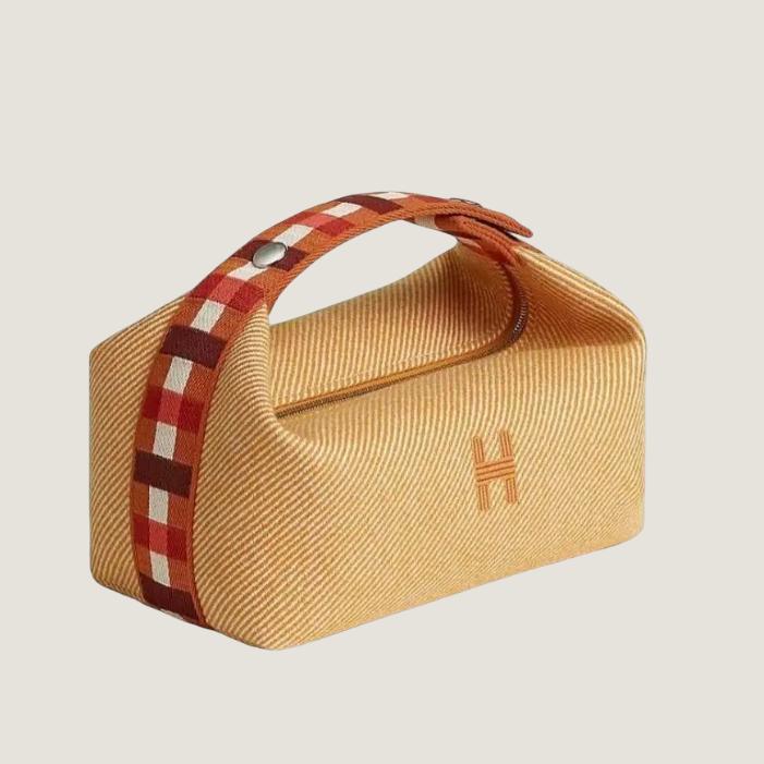 Косметичка Bride-a-Brac case бежевая HERMES