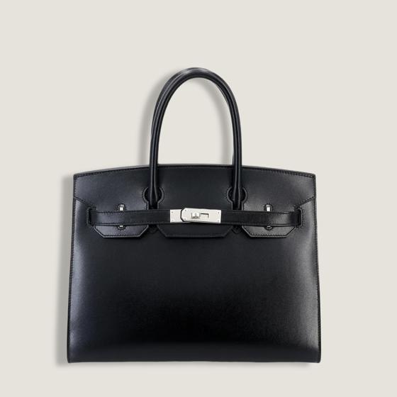 Сумка Birkin 30 Sellier Black Box Calf Leather HERMES