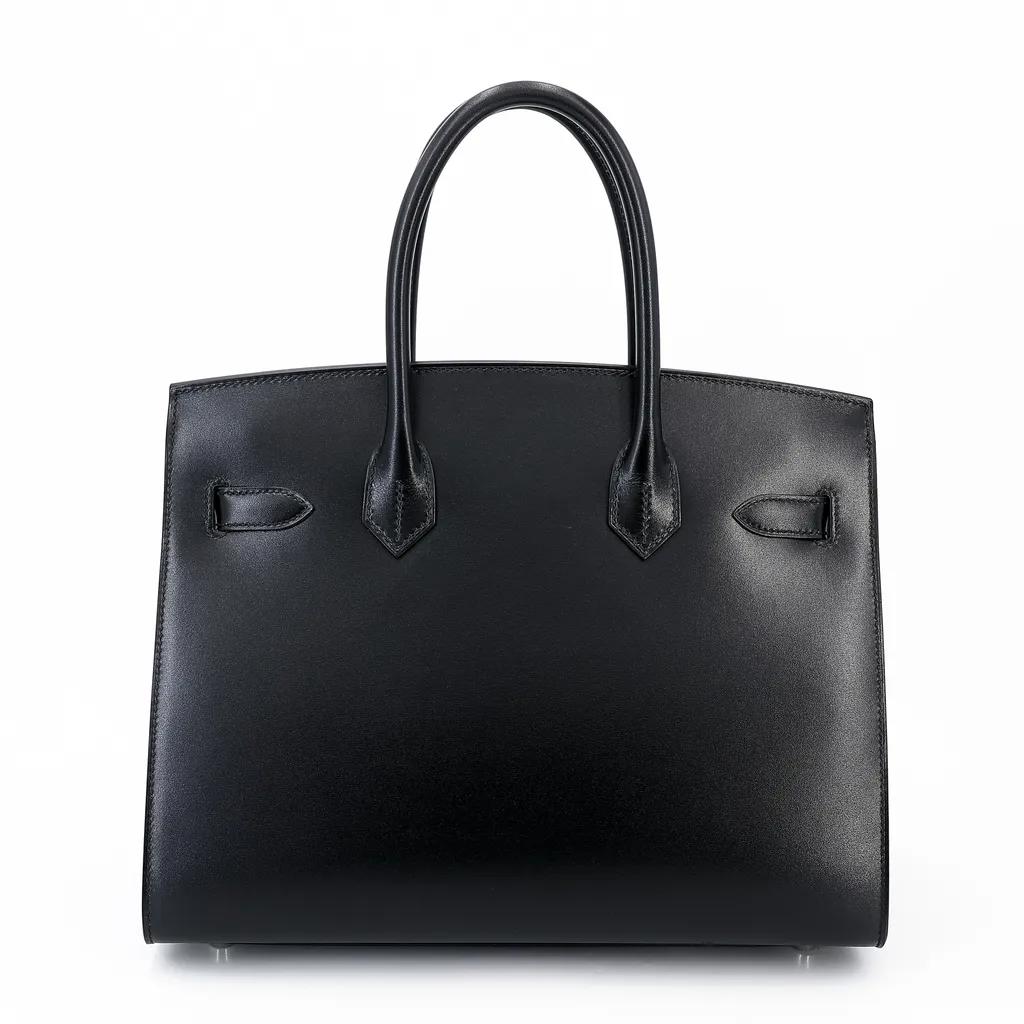 Сумка Birkin 30 Sellier Black Box Calf Leather