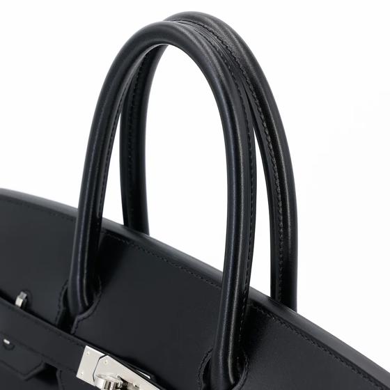 Сумка Birkin 30 Sellier Black Box Calf Leather