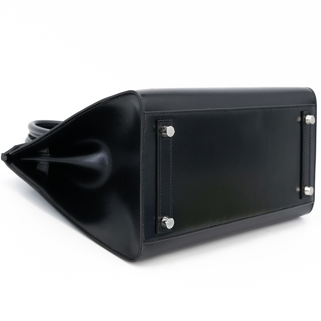 Сумка Birkin 30 Sellier Black Box Calf Leather