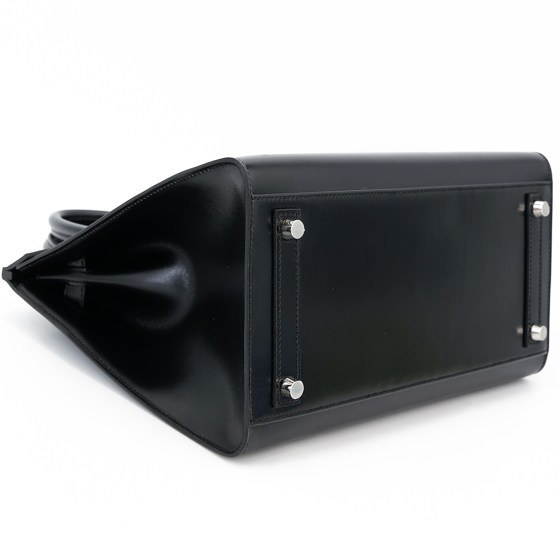 Сумка Birkin 30 Sellier Black Box Calf Leather