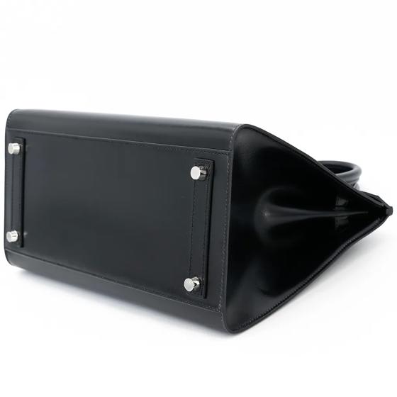 Сумка Birkin 30 Sellier Black Box Calf Leather