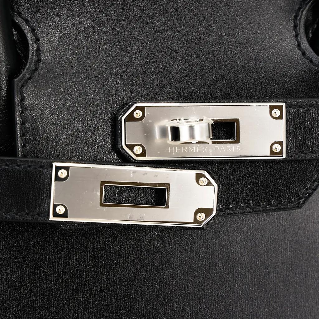 Сумка Birkin 30 Sellier Black Box Calf Leather