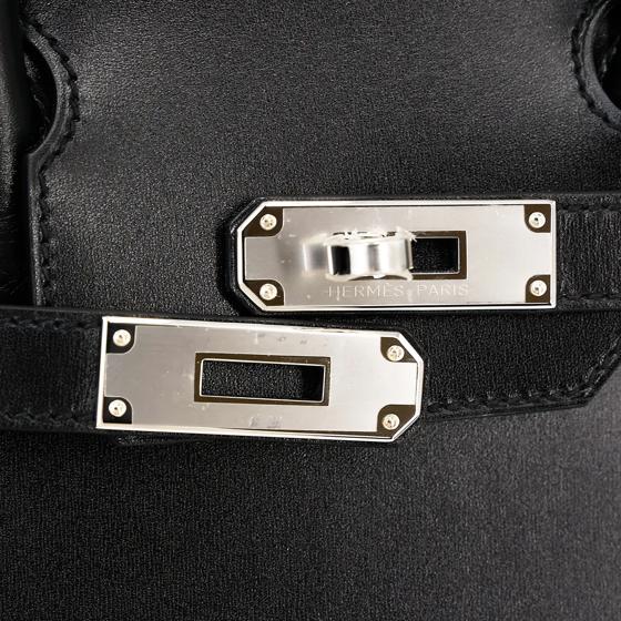 Сумка Birkin 30 Sellier Black Box Calf Leather