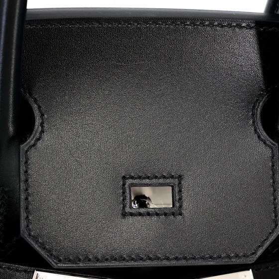 Сумка Birkin 30 Sellier Black Box Calf Leather