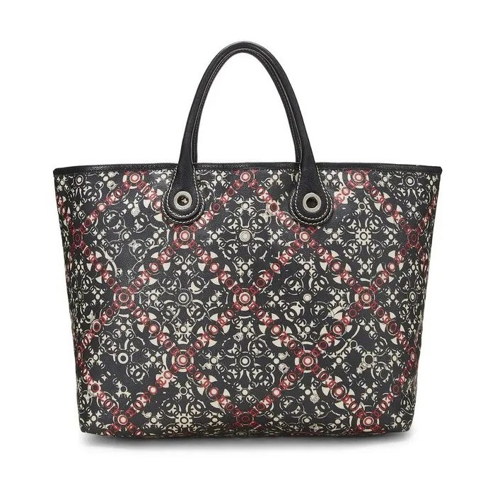 Сумка Optic Coco Tote Black Red White Coated Canvas