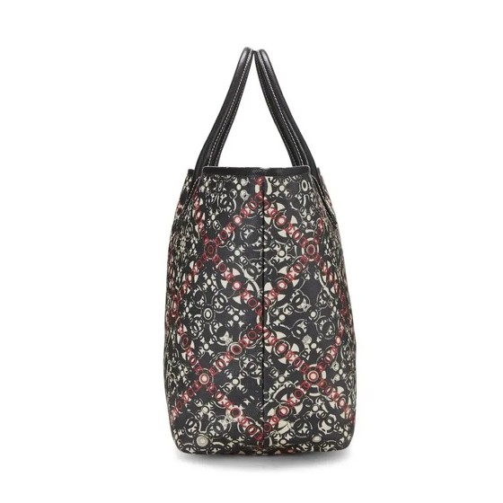 Сумка Optic Coco Tote Black Red White Coated Canvas