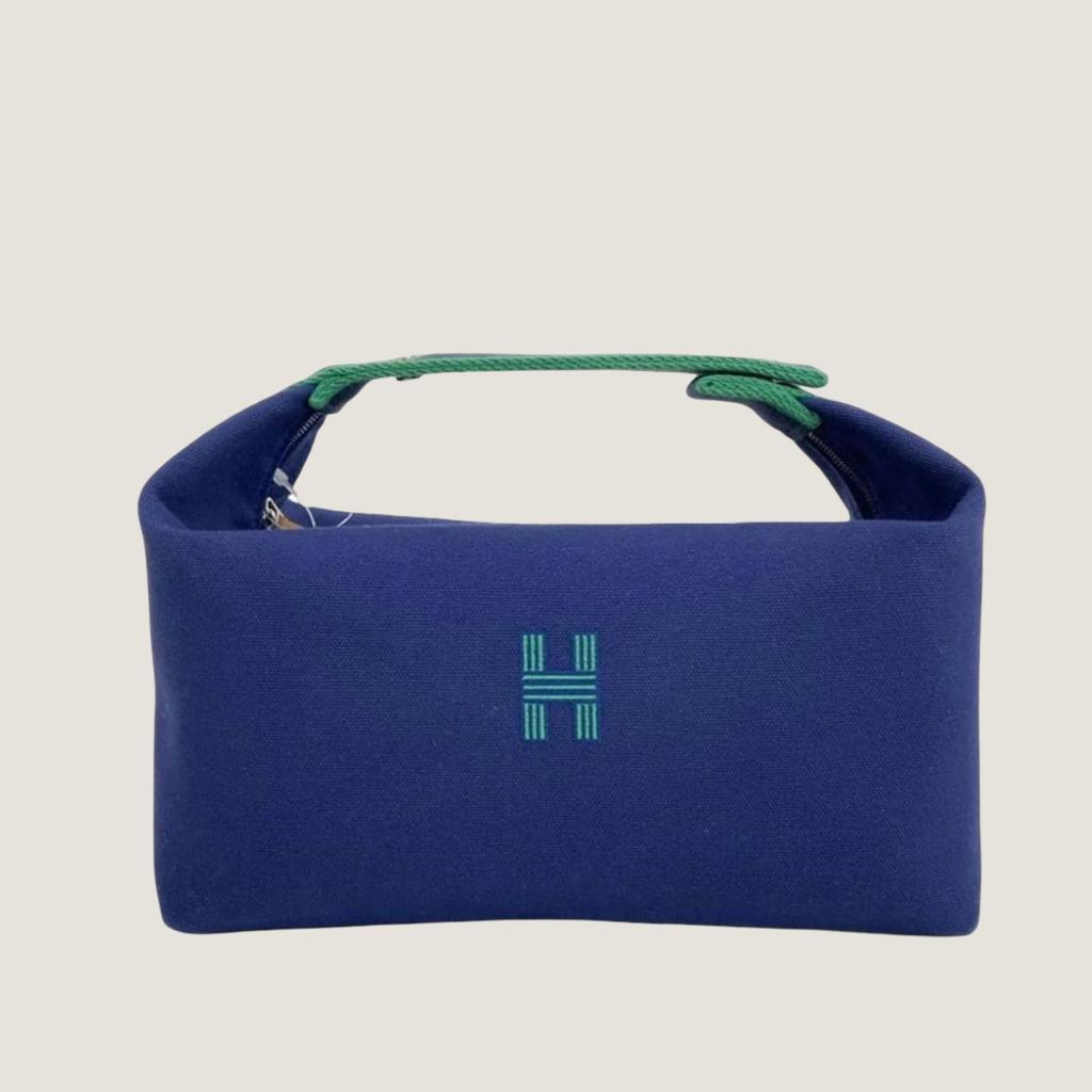Косметичка Bride-a-Brac case HERMES синяя HERMES
