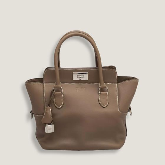 Сумка Toolbox Etoupe Swift Leather HERMES