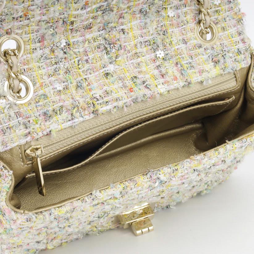Сумка Chanel Mini Reissue 2.55 Tweed Garden Party Multicolour