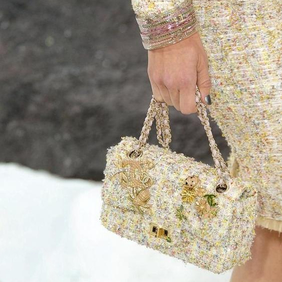 Сумка Chanel Mini Reissue 2.55 Tweed Garden Party Multicolour
