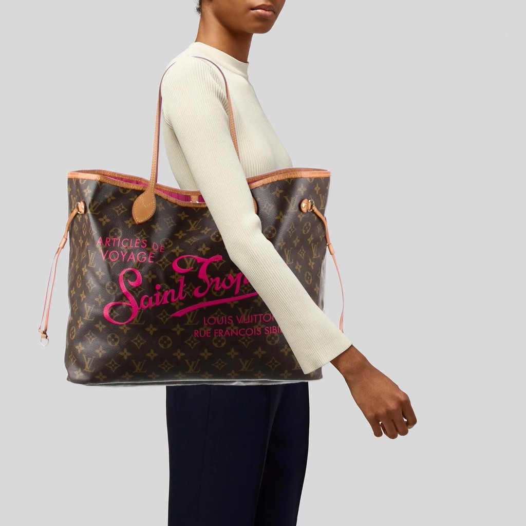 Сумка Neverfull GM Saint Tropez Monogram Canvas