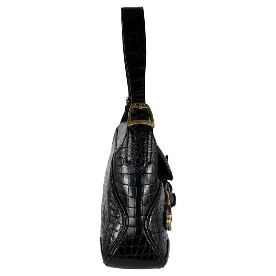 Сумка Gucci Horsebit Chain Alligator