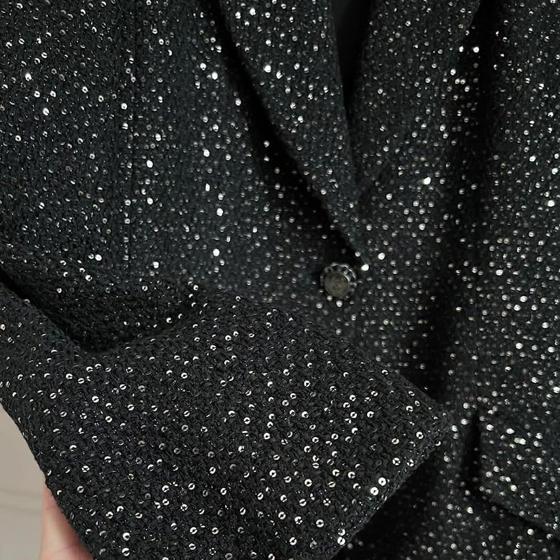 Пиджак Resort 2011 из твида с пайетками