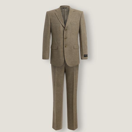 Классический шерстяной костюм цвета camel/taupe Dolce & Gabbana