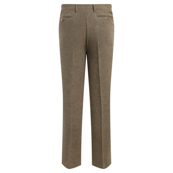 Классический шерстяной костюм цвета camel/taupe