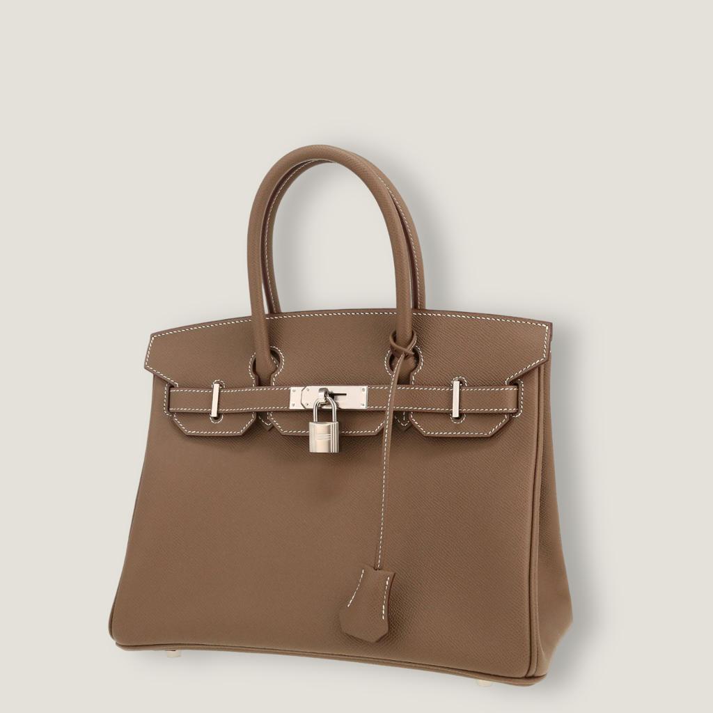 Сумка Birkin 25 Etoupe Epsom with Palladium Hardware HERMES