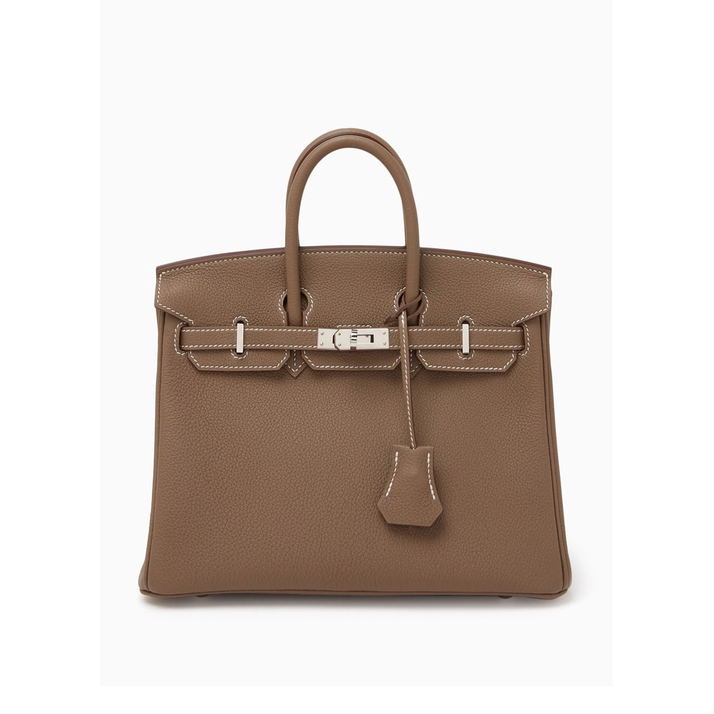 Сумка Birkin 25 Etoupe Epsom with Palladium Hardware
