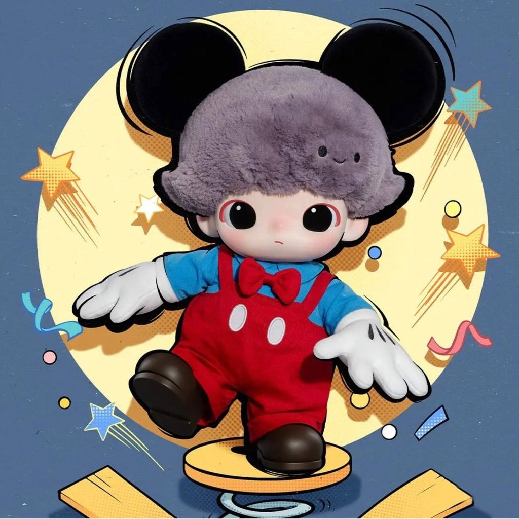 Сумка-игрушка Mickey Vinyl Plush DIMOO WORLD x Disney Series от POP MART