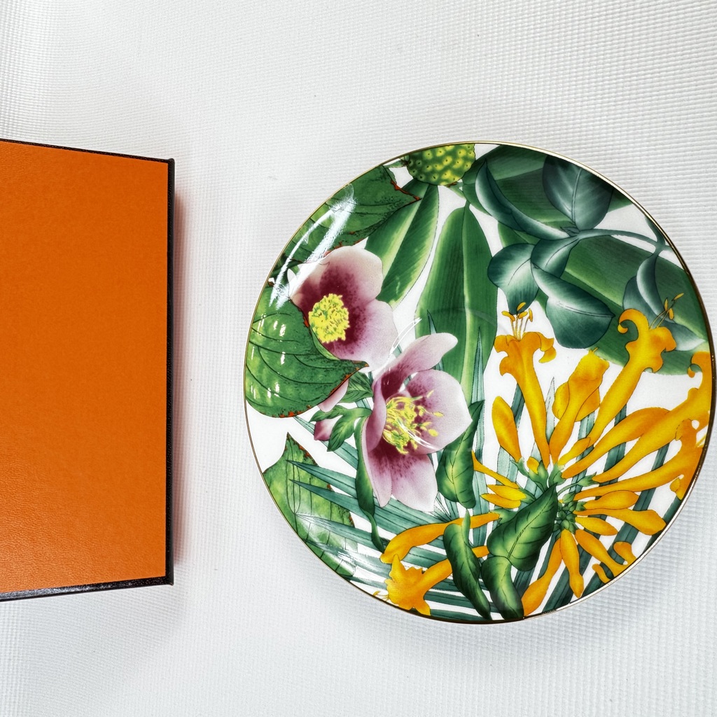 Кофейная пара Passifolia из фарфора с золотой отводкой
