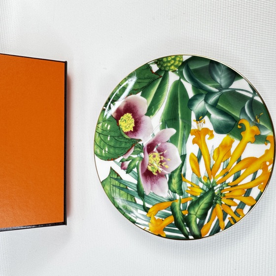 Кофейная пара Passifolia из фарфора с золотой отводкой