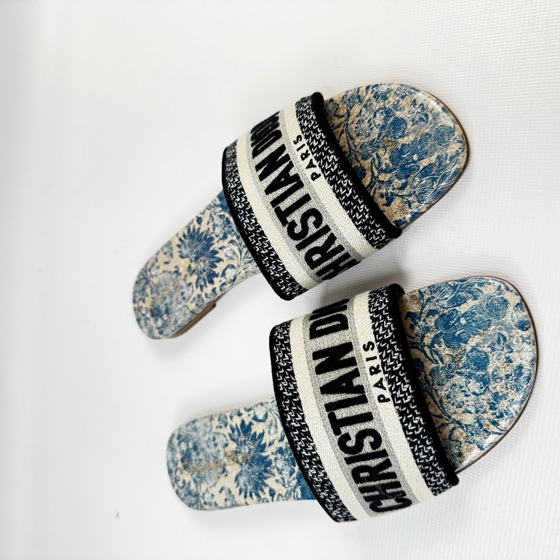 Шлепанцы D-Way Oblique Jacquard Canvas