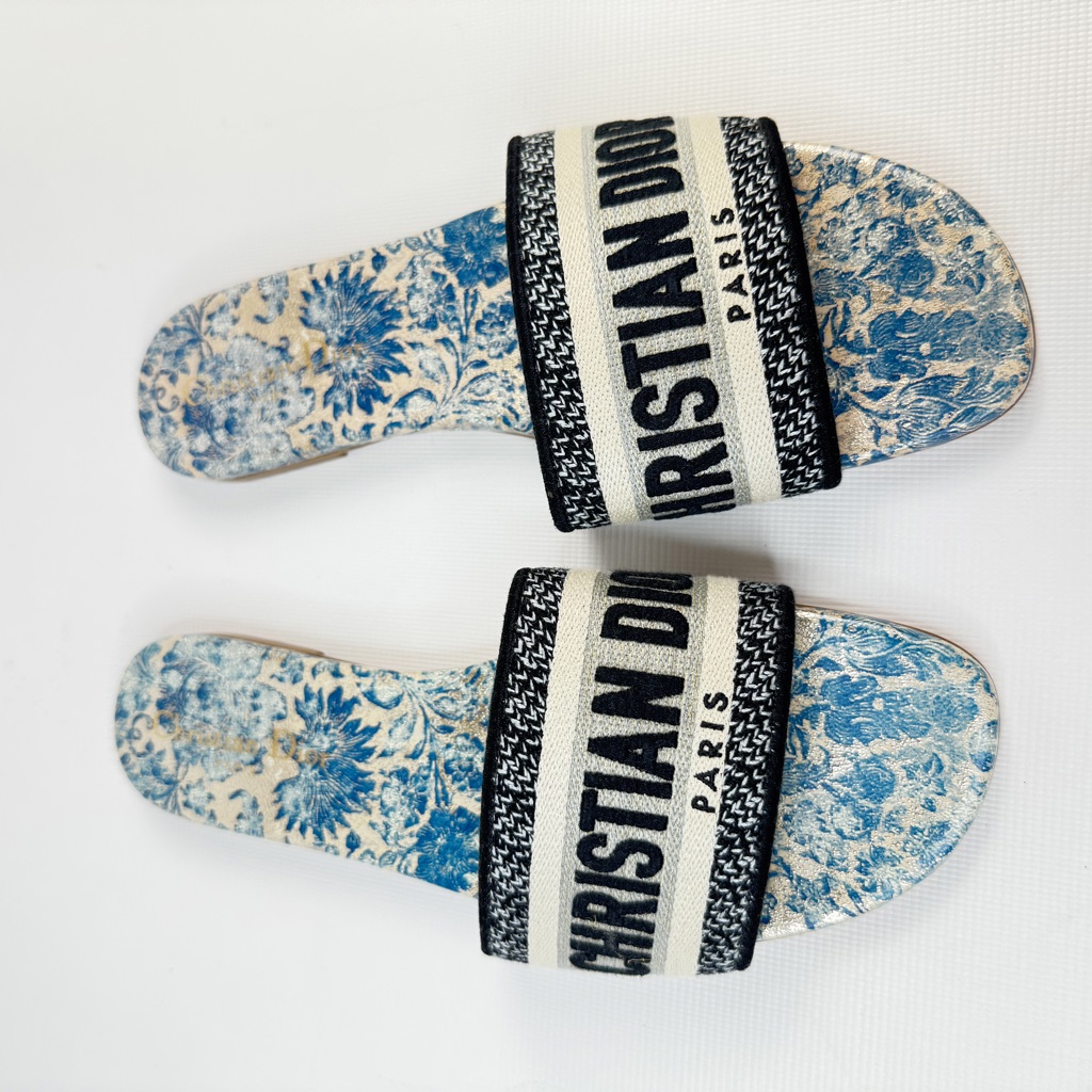Шлепанцы D-Way Oblique Jacquard Canvas