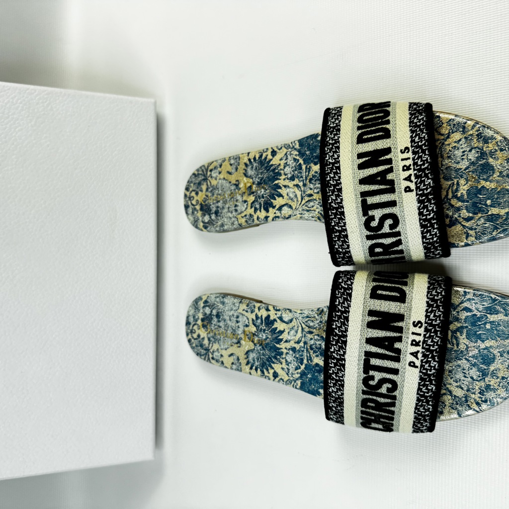 Шлепанцы D-Way Oblique Jacquard Canvas