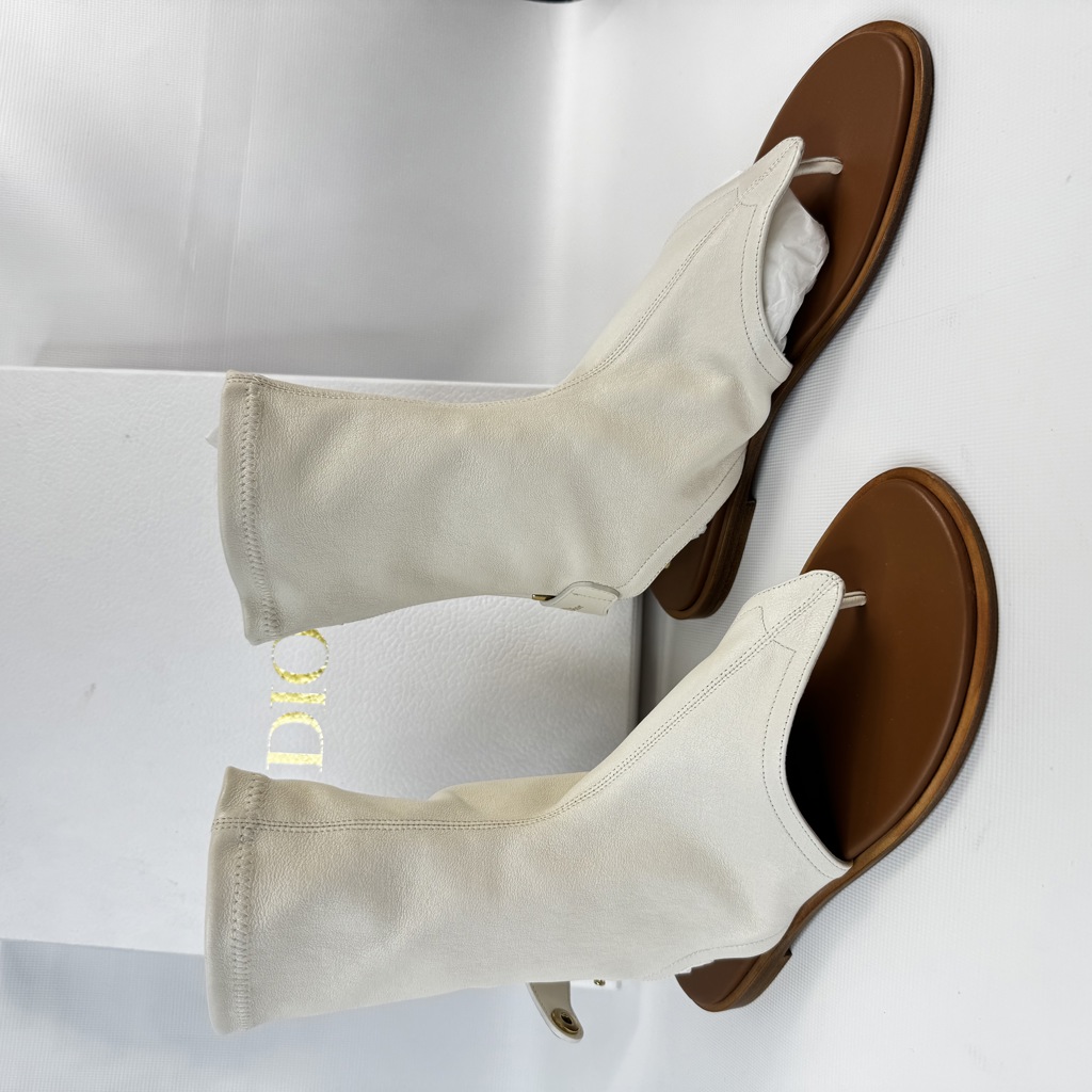 Сандалии Spirit Flat Bootie Ivory Leather