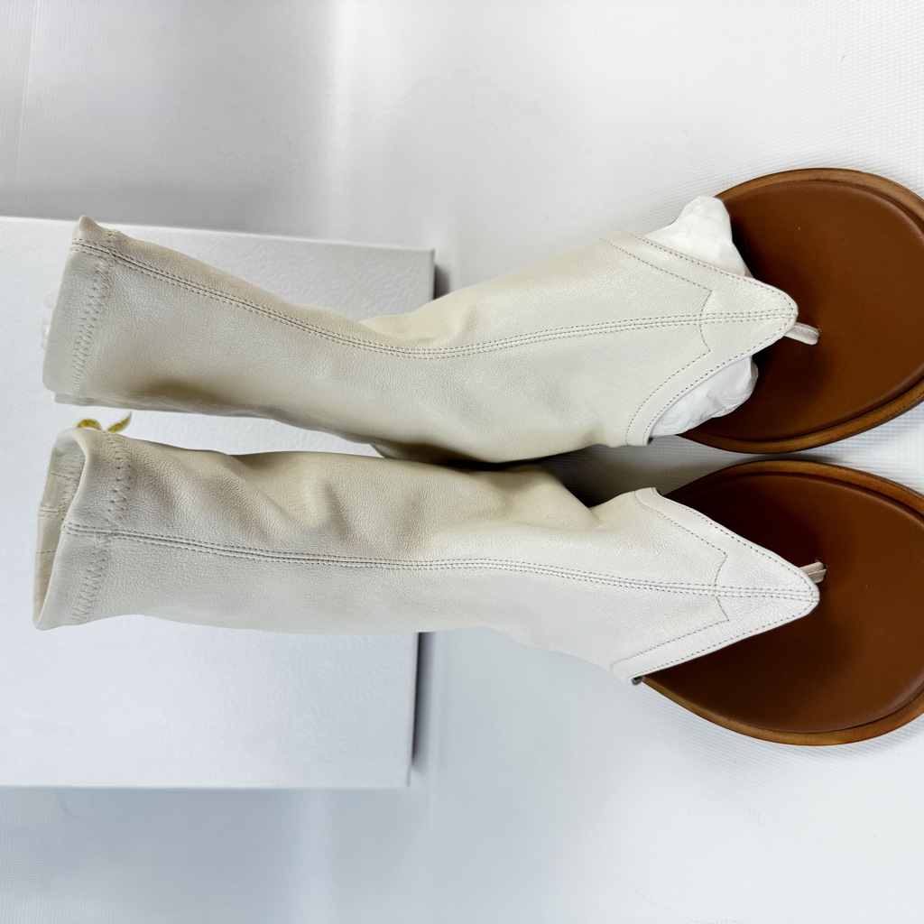 Сандалии Spirit Flat Bootie Ivory Leather