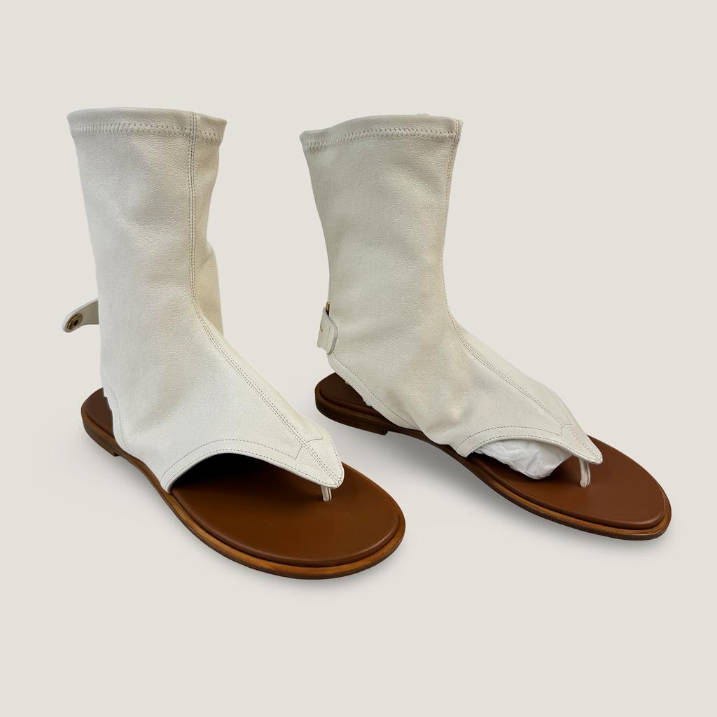 Сандалии Spirit Flat Bootie Ivory Leather