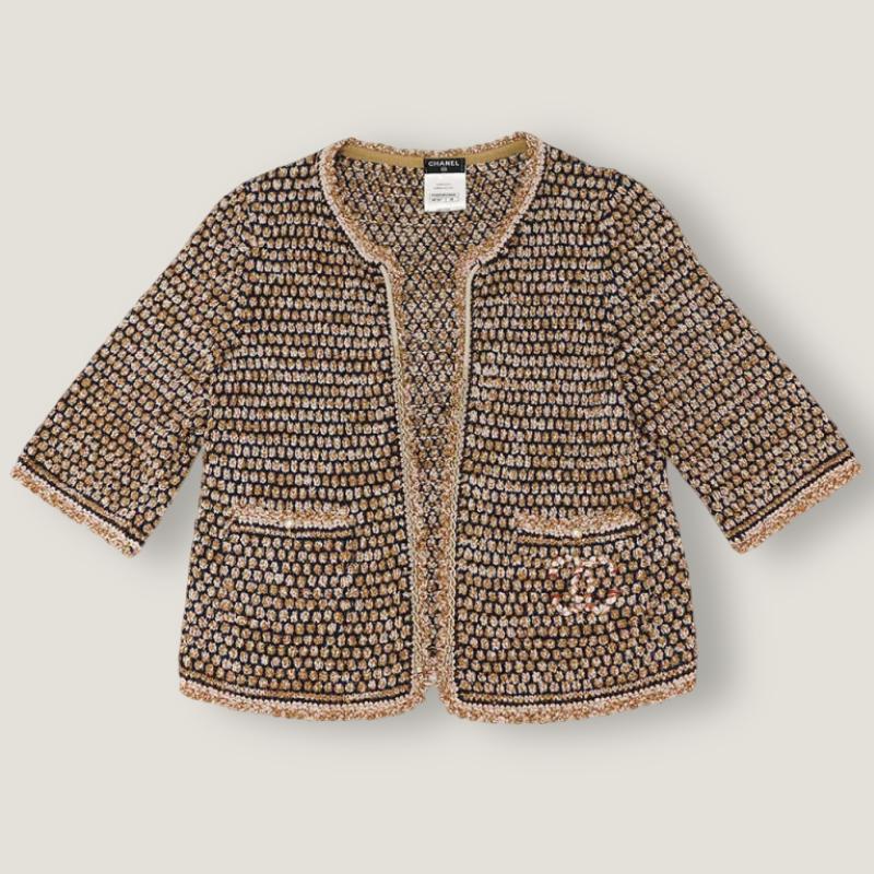 Жакет  без застёжки CHANEL