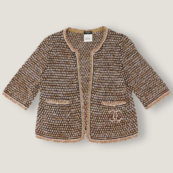 Жакет  без застёжки CHANEL