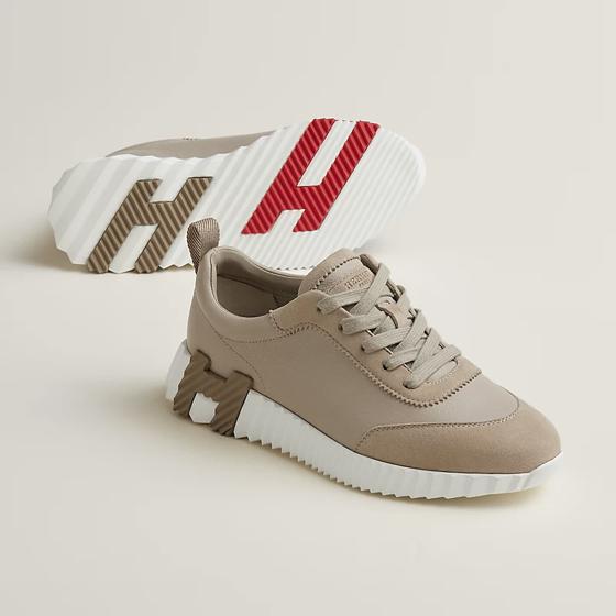 Кроссовки Bouncing Sneaker beige galet HERMES