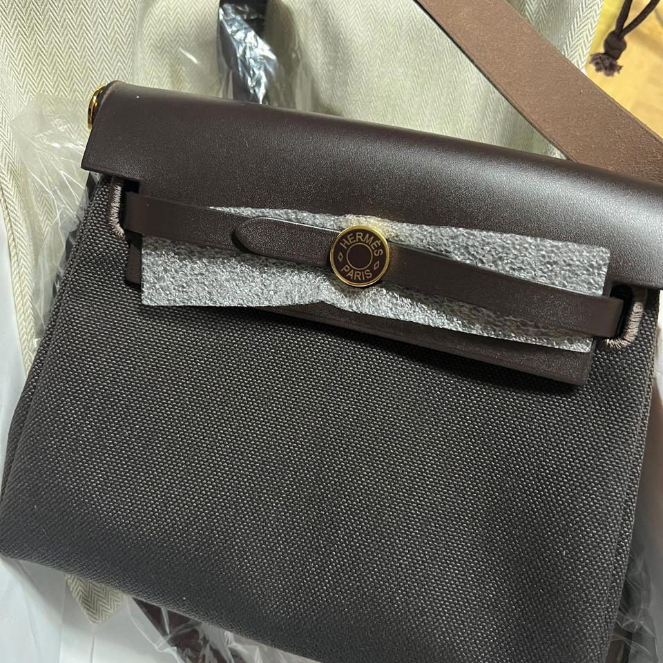 Сумка Herbag Mini 20  тёмная бронза и чёрный
