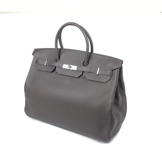 Birkin 40 Togo шоколадно-коричневого цвета