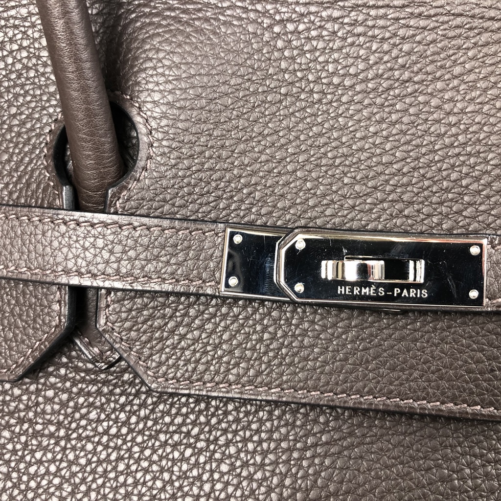 Birkin 40 Togo шоколадно-коричневого цвета