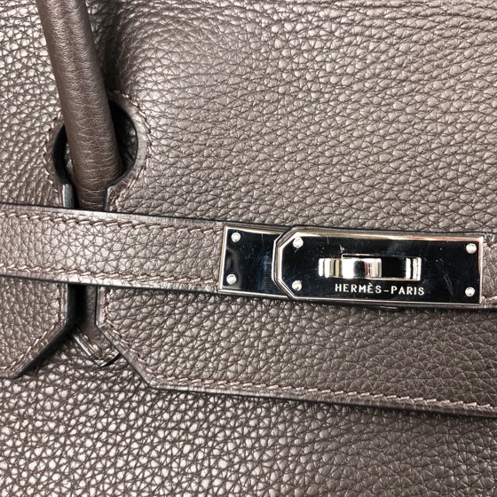 Birkin 40 Togo шоколадно-коричневого цвета