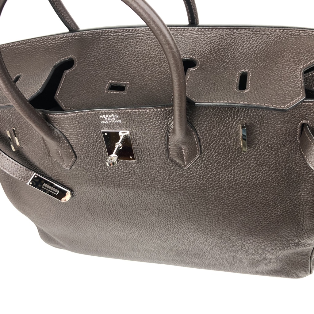 Birkin 40 Togo шоколадно-коричневого цвета