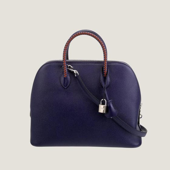 Сумка Bolide  25 из кожи Epsom Bleu Encre HERMES