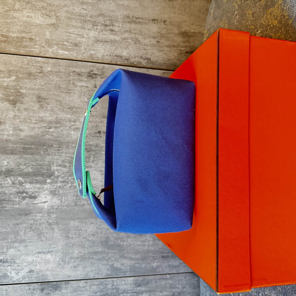 Косметичка Bride-a-Brac case HERMES синяя