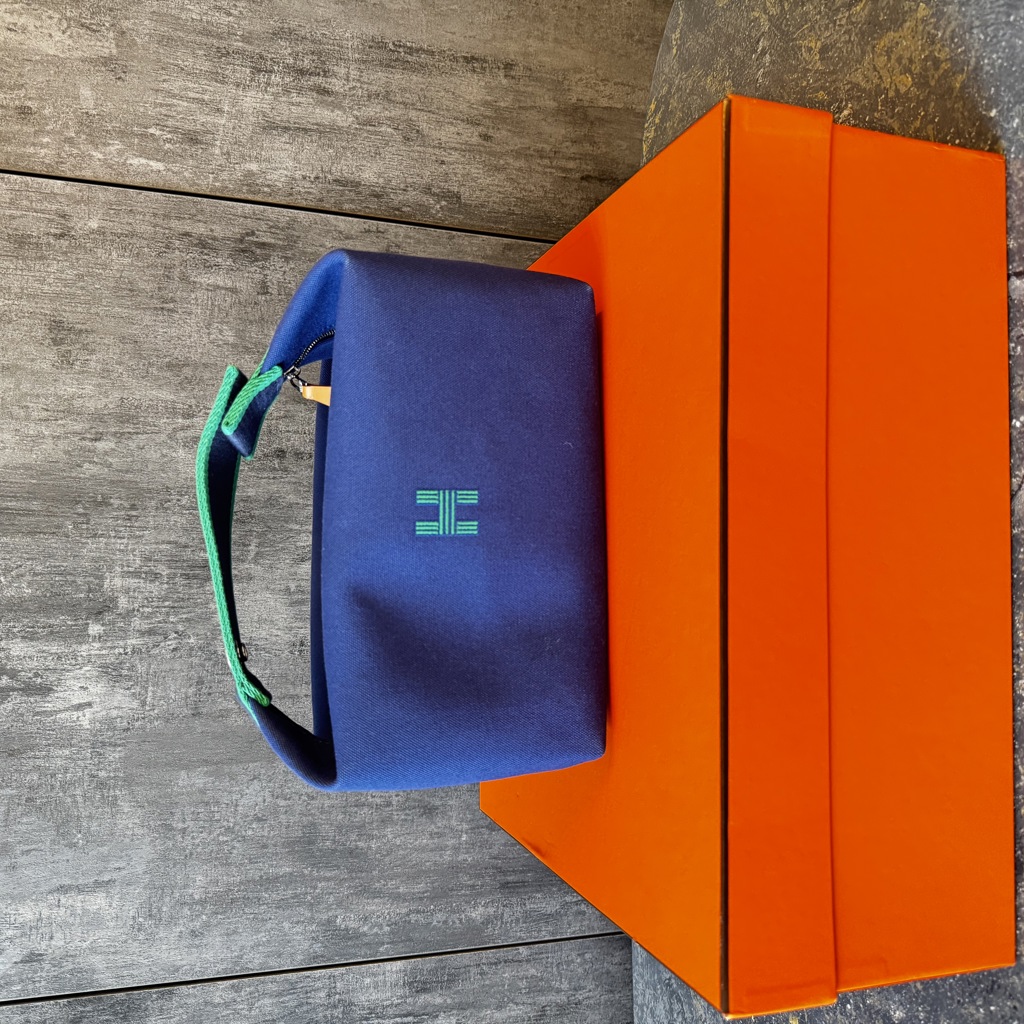 Косметичка Bride-a-Brac case HERMES синяя
