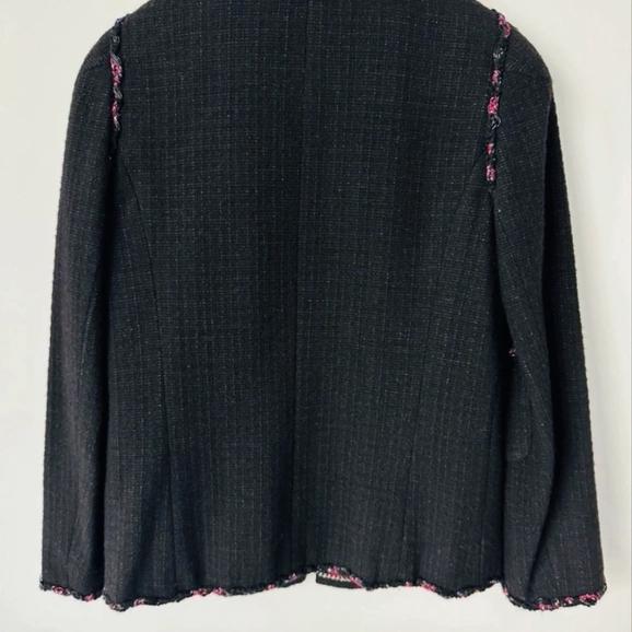 Пиджак твидовый La Petite Veste Noire с красной отделкой