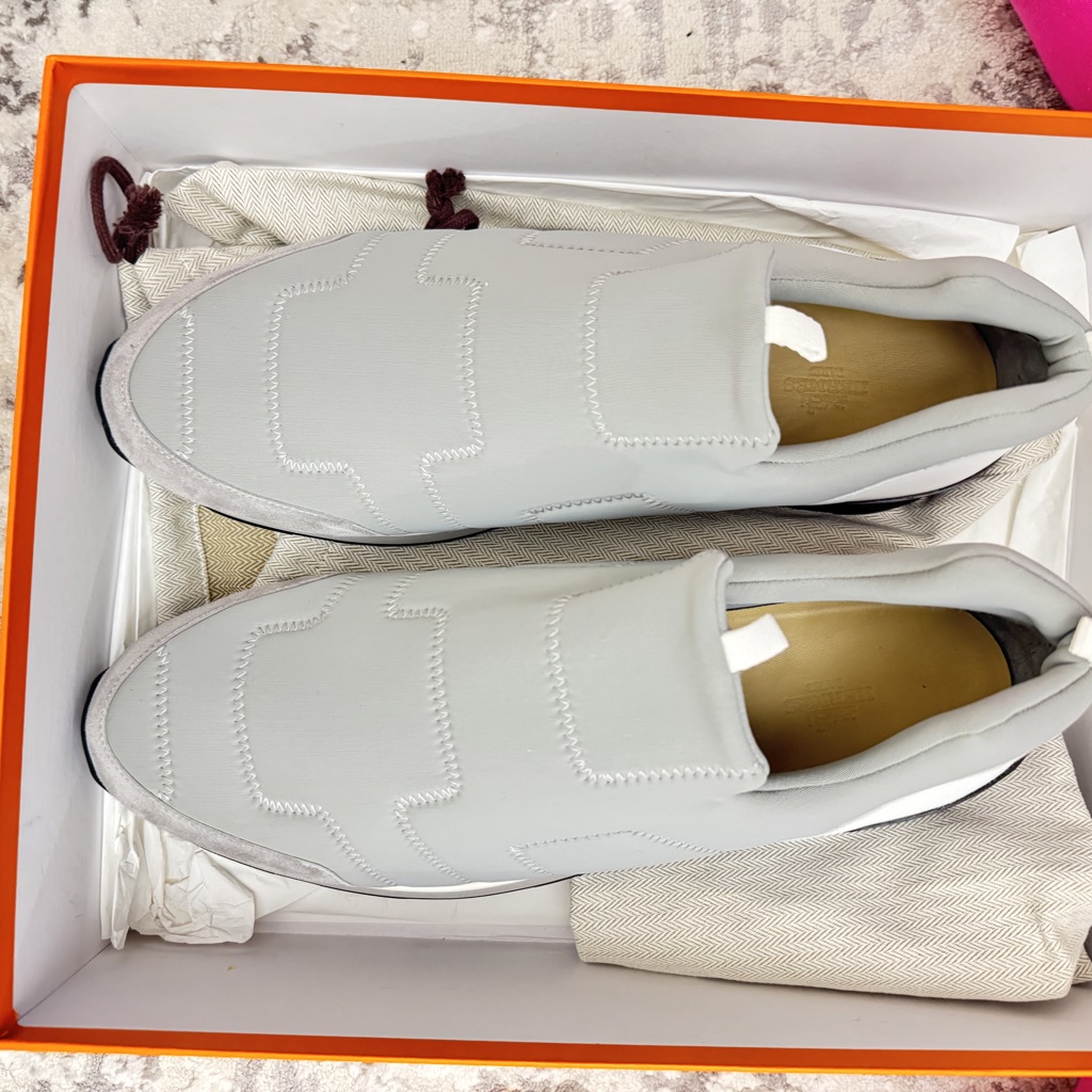 Fabric Slip On Sneakers