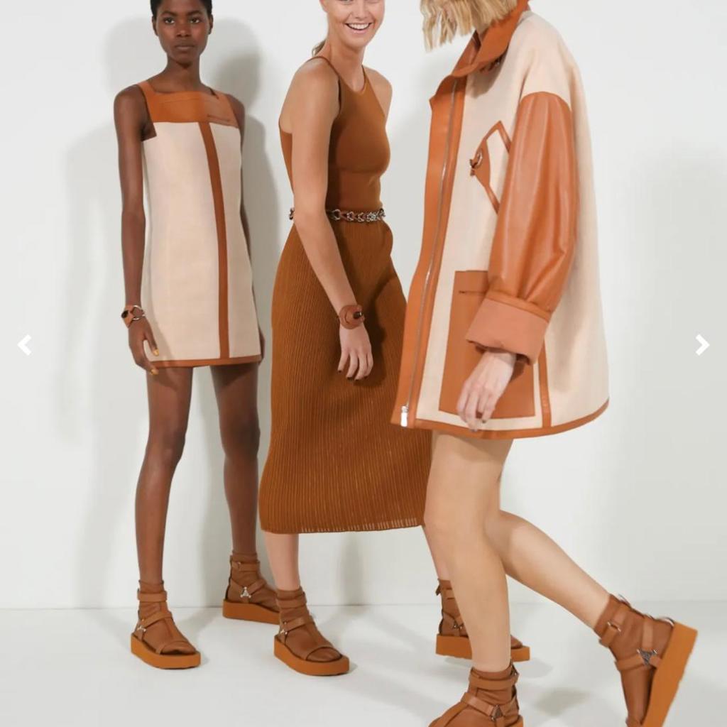 Куртка  Contemporary Collection из кожи верблюжьего цвета и льна