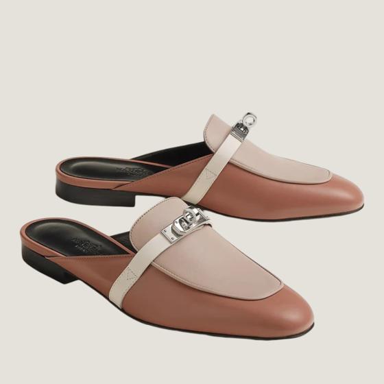 Мюли Oz цвета Pearly Rose  HERMES