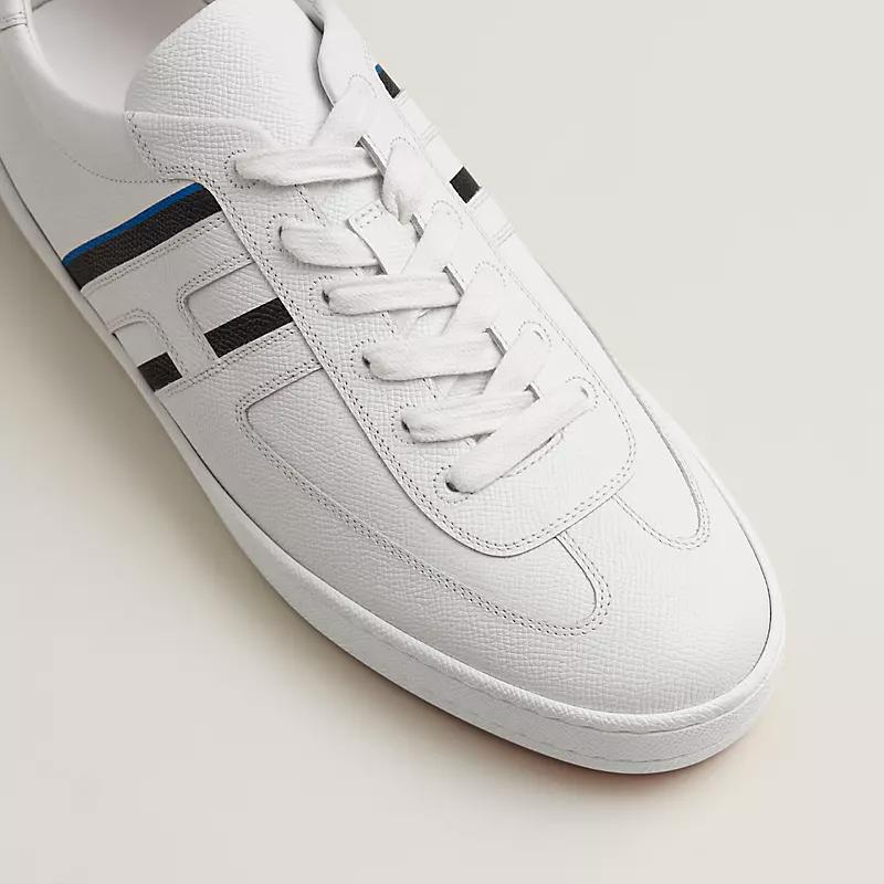 Кеды Boomerang Multicolore Blanc из телячьей кожи Epsom